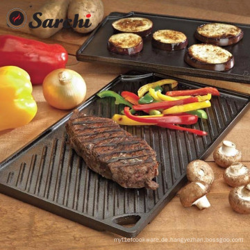 BBQ Durable Double Play Griddle Pan.46 * 26 * 1,5cm